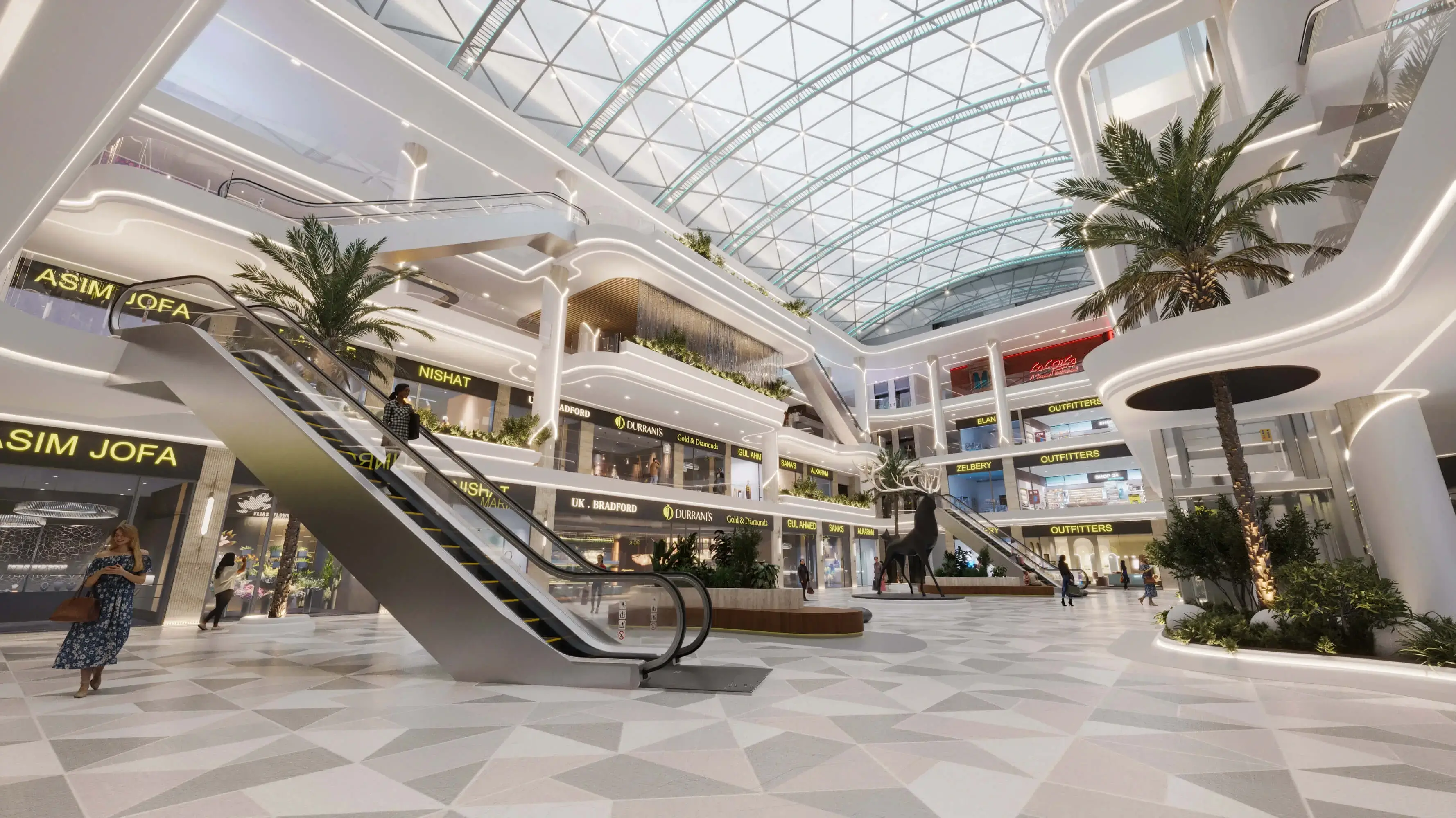 Ground Mezzanine Shops
